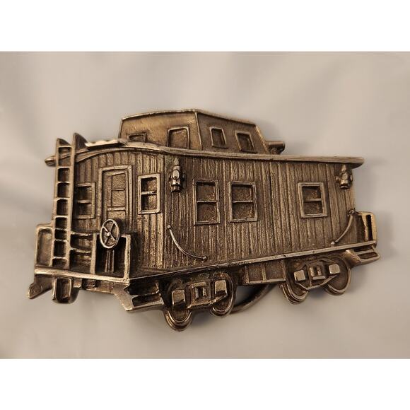 79' Caboose Belt Buckle Limited Edition Great American Chicago Train #271 - Picture 1 of 6